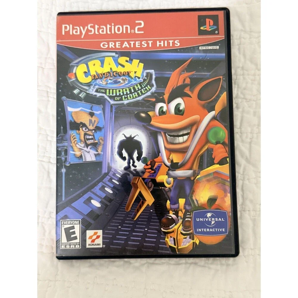 Playstation 2 CRASH BANDICOOT The Wrath of Cortex Game used